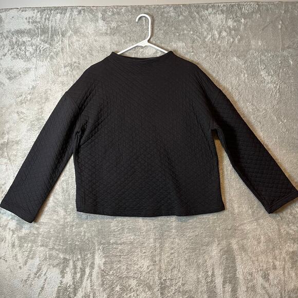 Eileen Fisher Women’s Boxy Quilted Sweater Size Small Organic Cotton Blend - Picture 1 of 6